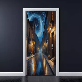 Folie imprimata color pentru decor Usa dimensiune 200 x 90cm model AVX-DR30 
