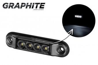 Lampa de gabarit SLIM pentru vehicule ALB LD2327 GRAPHITE 