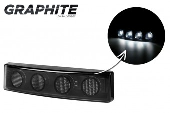 Lampa gabarit Scania R-line cu 4 LED -Alb GRAPHITE LD651 
