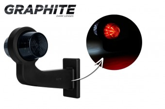 Lampa gabarit universala led LD2586-LD2587 GRAPHITE alb-rosu 
