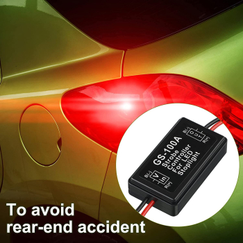 Modul Strobo Flash pentru lampa Stop Frana alimentare 12V - 24V auto moto camion 
