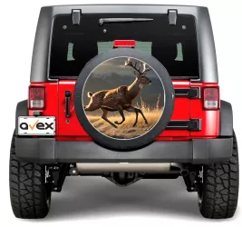 Sticker Auto Roata de Rezerva rezistenta la intemperii si raze UV diametru 55 cm Cod AVX-RR06 