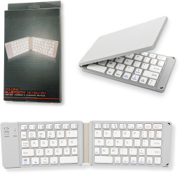 Tastatura Pliabila Slim conectare Bluetooth fara fir universala compatibila Windows Android IOS pentru Sisteme PC Laptop Tableta T 