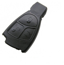 Carcasa Cheie Auto Smartkey pentru Mercedes Benz cu 3 Butoane Culoare Negru 