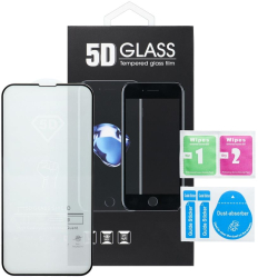 Folie sticla securizata pentru Apple Iphone 16 Pro Max 5D Full Glue Negru 