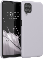 Husa Kwmobile pentru Samsung Galaxy A12 Silicon Gri 54048.192 
