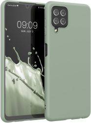 Husa Kwmobile pentru Samsung Galaxy A22 Silicon Verde 55493.172 