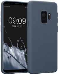 Husa Kwmobile pentru Samsung Galaxy S9 Silicon Albastru 44089.202 