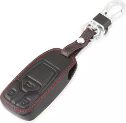 Husa pentru cheia auto Audi New Q7 TT A4 B9 A7 smart start din piele ecologica 
