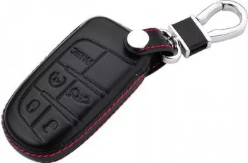 Husa pentru cheia auto gama Chrysler Dodge Jeep din piele ecologica 