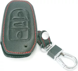 Husa pentru cheia auto Opel Crossland X din piele ecologica keyless 