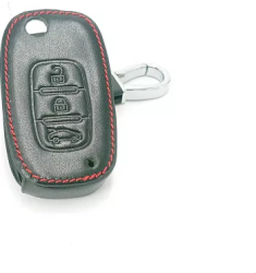 Husa pentru cheia auto Renault Twingo Clio din piele ecologica