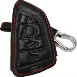 Husa pentru cheia smart BMW X5 F15 X6 F16 G30 7 Series G11 X1 F48 F39 din piele ecologica 