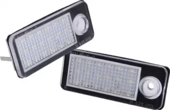 Lampi LED dedicate Audi A3 A4 A6 A8 Q7 pt iluminat numar inmatriculare 