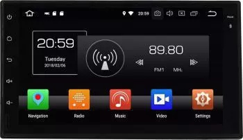 Navigatie 2din universal cu Android 10 procesor de sunet DSP 