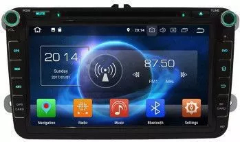 Navigatie dedicata gama VW Skoda Seat Android 10 2GB+32GB procesor de sunet DSP 