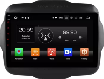 Navigatie dedicata Jeep Renegade 2016- 4GB RAM Android 10 DSP 
