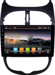Navigatie Peugeot 206 2001-2008 full touch cu android 