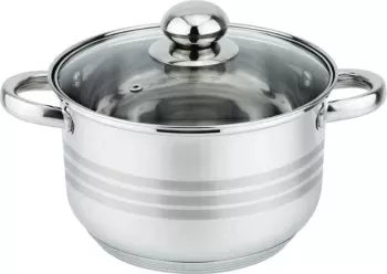 Oala cu capac Floria ZLN-4069 Inox 24 x 15 cm 5.5 L 