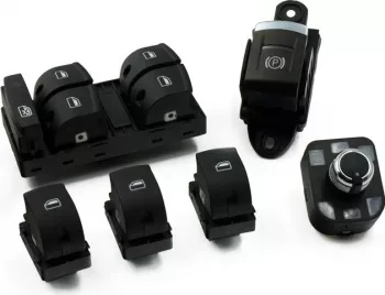 Pachet butoane geamuri electrice oglinzi si frana de mana Audi A6 S6 C6 Q7 RS6 A6 Allroad Quattro 