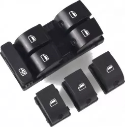 Set butoane geamuri electrice sofer si pasageri AUDI A4/S4 2003-2008 Seat Exeo 2009-2014 