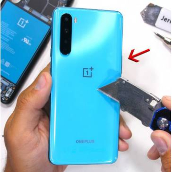 Capac Baterie OnePlus Nord Albastru Service Pack 