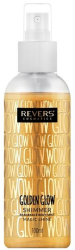 Spray de corp parfumat cu particule sclipitoare aurii Golden Glow Revers 100 ml 