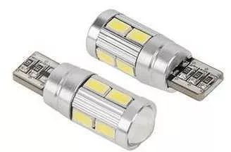 Bec LED T10 CANBUS 12V 2.1W 10x5730SMD 6400K 50lm Vipow 