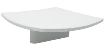 Buton pentru mobila Donau finisaj alb 67x67 mm 