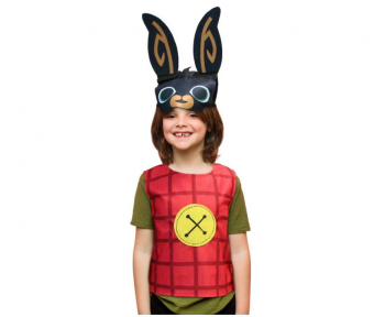 Costum carnaval iepuras Bing pentru copii marime 92/104cm 