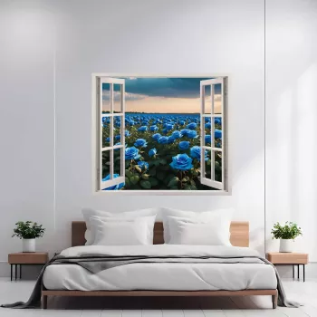 Folie imprimata color pentru decor perete locuinta dimensiune 125 x 110cm model VIEW TO HAVEN 29 