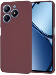Husa Silicon pentru Realme C63 Marmalis SoftFlex Plum Red 