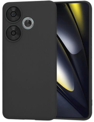 Husa Silicon pentru Xiaomi Poco F6 Marmalis SoftFlex Black 