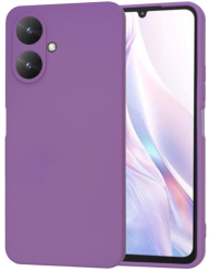Husa Silicon pentru Xiaomi Redmi 13C 5G / Poco M6 Marmalis SoftFlex Purple 
