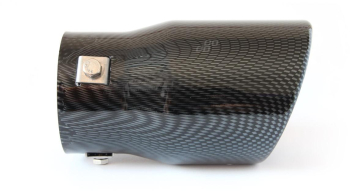 Ornament toba esapament din otel inoxidabil MT 007C cu finisaj carbon 