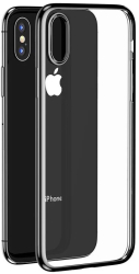 Husa Benks iPhone Xs Max Electroplated Transparent/Negru 