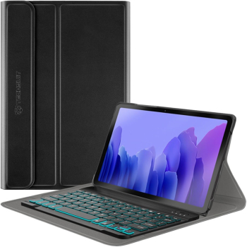 Husa cu Tastatura pentru Samsung Galaxy Tab A7 10.4 2020 T500/T505 - Techsuit CozyTab Case - Black 