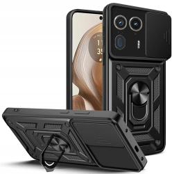 Husa pentru Motorola Edge 50 Ultra - Techsuit CamShield Series - Black 
