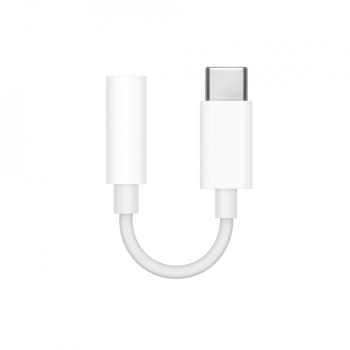 Adaptor audio Type-C la Jack 3.5mm - Apple MU7E2ZM/A - White 