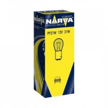 BEC SEMNALIZARE 12V PY21W GALBEN SET 10 BUC NARVA 