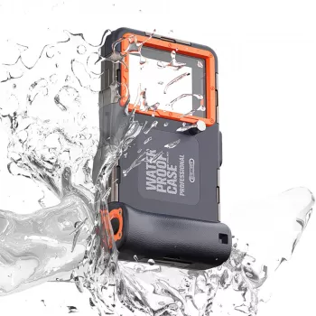 Carcasa Impermeabila pentru Telefon 6.8 - ShellBox Diving Waterproof Professional Case - Black 
