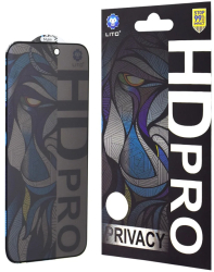 Folie pentru iPhone 14 Pro Max - Lito HD Pro Privacy - Black 