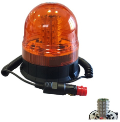 GIROFAR INTERMITENT CU LEDURI 12-24V. BAZA MAGNETICA JBM 