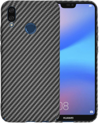 Husa pentru Huawei P20 Lite - Techsuit Carbonite FiberShell - Black 