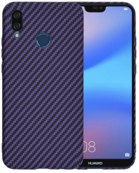 Husa pentru Huawei P20 Lite - Techsuit Carbonite FiberShell - Purple