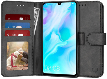Husa pentru Huawei P30 Lite / P30 Lite New Edition - Techsuit Diary Book - Black 
