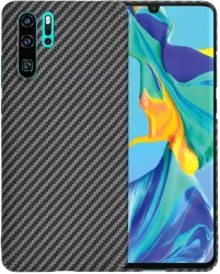 Husa pentru Huawei P30 Pro / P30 Pro New Edition - Techsuit Carbonite FiberShell - Black