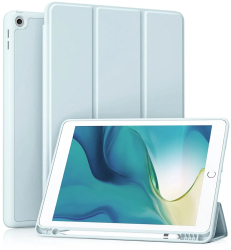 Husa pentru iPad 10.2 2019 / 2020 / 2021 - Techsuit Flex Trifold - Sky Blue 