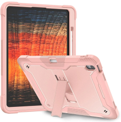 Husa pentru iPad Air 13 2024 + Folie - Techsuit Rugged TabShell - Rose Gold 
