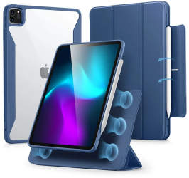 Husa pentru iPad Pro 11 2024 - ESR Rebound Hybrid - Navy Blue 